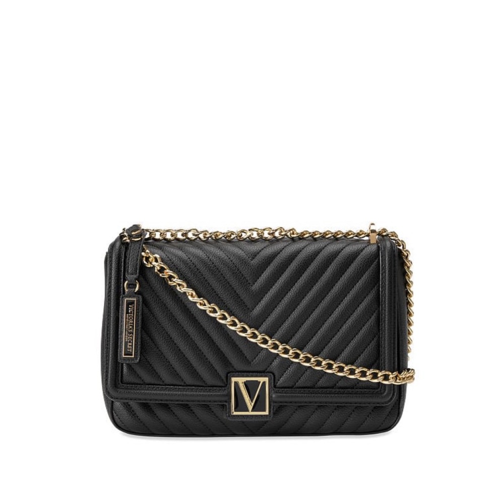 Black quilted VS purse